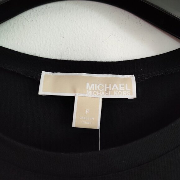 Ladies SZ P Michael Michael Kors Black Sleeveless Knit Top - Picture 5 of 5